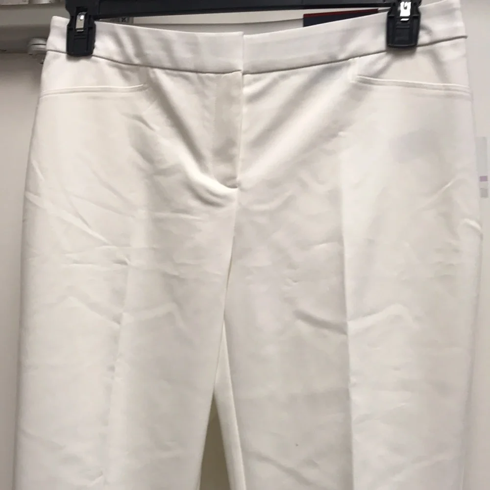 Rafaella Womens Lightweight Satin Twill Ankle pants - Picture 4 of 8